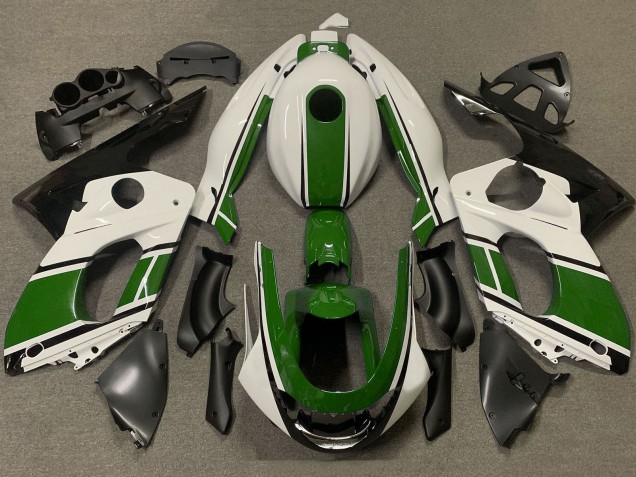 1996-2007 White Green Yamaha YZF600R Thundercat Motorcycle Fairings