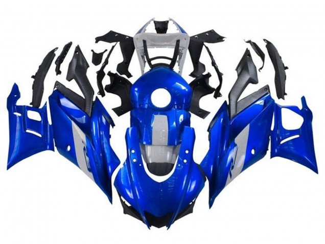 2019-2021 Blue Grey Black Yamaha YZF R3/R25 Motorcycle Fairings