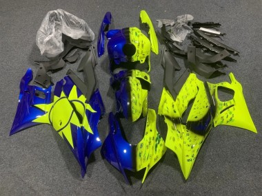 2022-2024 Yellow Blue Yamaha YZF R3/R25 Motorcycle Fairings
