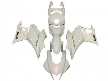 2022-2024 Pearl White Yamaha YZF R3/R25 Motorcycle Fairings