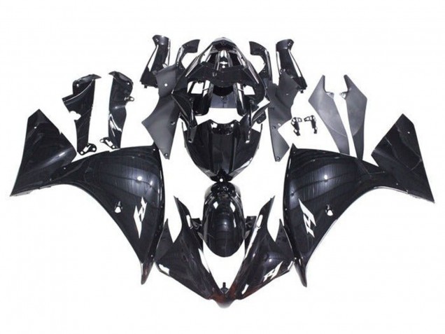 2009-2011 Glossy Black Yamaha YZF 1000 R1 Motorcycle Fairings