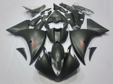 2009-2011 Matte Black Red Decal Yamaha YZF 1000 R1 Motorcycle Fairings