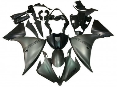 2009-2011 Silver Matte Black Yamaha YZF 1000 R1 Motorcycle Fairings