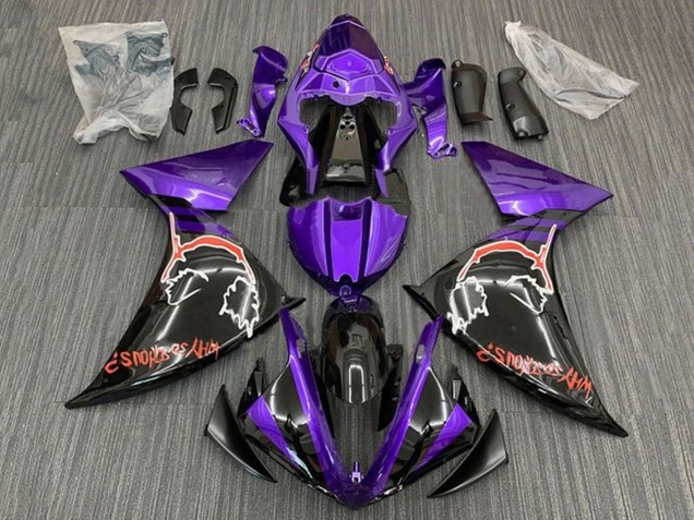 2009-2011 Purple Black Red Joker Yamaha YZF 1000 R1 Motorcycle Fairings
