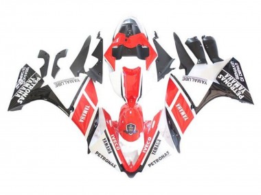 2009-2011 White Red Black Petronas Yamaha YZF 1000 R1 Motorcycle Fairings