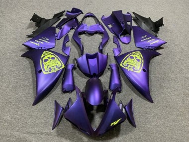 2012-2014 Purple Neon Yellow Yamaha YZF 1000 R1 Motorcycle Fairings