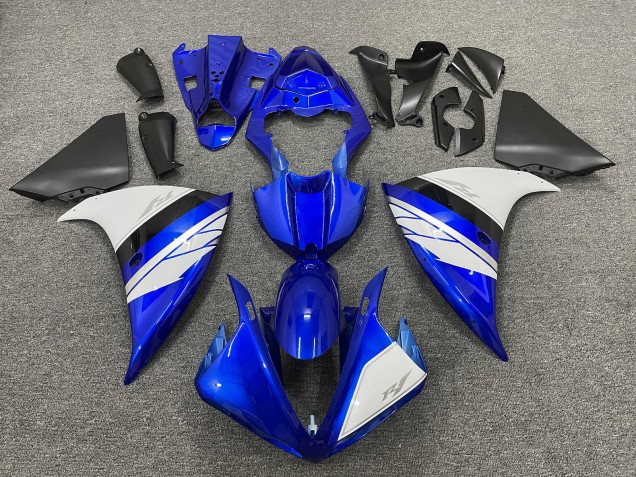 2012-2014 Blue White Black Yamaha YZF 1000 R1 Motorcycle Fairings