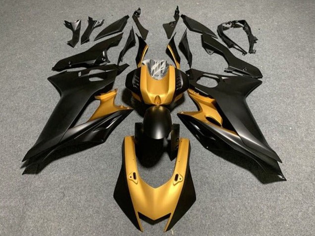 2015-2019 Gold Matte Black Yamaha YZF 1000 R1 Motorcycle Fairings