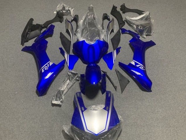 2015-2019 Blue Silver Yamaha YZF 1000 R1 Motorcycle Fairings