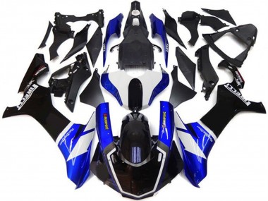 2015-2019 Blue White Glossy Black Yamaha YZF 1000 R1 Motorcycle Fairing Kits