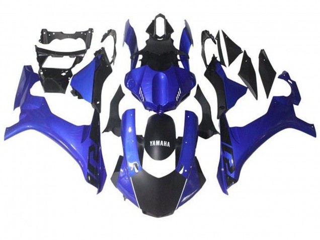 2015-2019 Blue Matte Black Yamaha YZF 1000 R1 Motorcycle Fairing