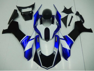 2015-2019 Blue White Black Yamaha YZF 1000 R1 Motorcycle Fairings