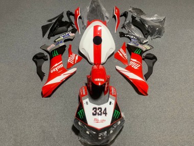 2015-2019 White Red Black Green Monster Milwaukee 334 Yamaha YZF 1000 R1 Motorcycle Fairings