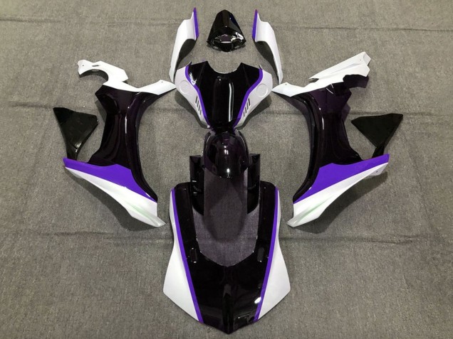 2015-2019 White Glossy Black Purple Yamaha YZF 1000 R1 Motorcycle Fairings