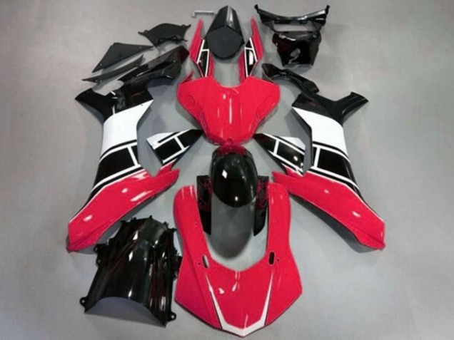 2015-2019 Red White Glossy Black Yamaha YZF 1000 R1 Motorcycle Fairing