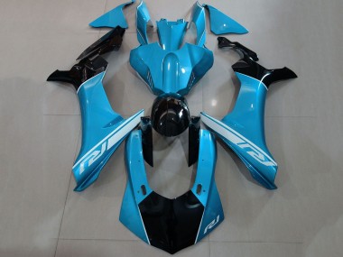 2015-2019 Blue Silver Glossy Black Yamaha YZF 1000 R1 Motorcycle Fairings