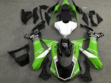 2015-2019 White Green Glossy Black Yamaha YZF 1000 R1 Motorcycle Fairings