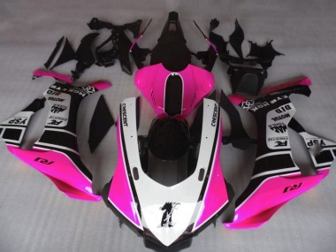 2015-2019 Pink White Glossy Black Motul YSP Yamaha YZF 1000 R1 Motorcycle Fairings