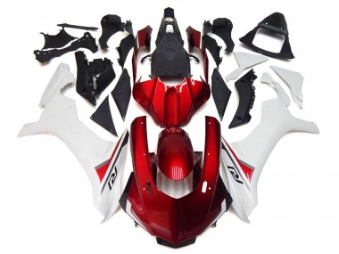 2015-2019 White Red Black Yamaha YZF 1000 R1 Motorcycle Fairings