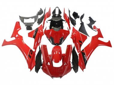2020-2025 Red White Glossy Black Yamaha YZF 1000 R1 Motorcycle Fairing