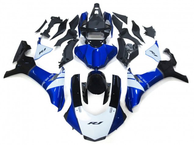 2020-2025 White Blue Glossy Black Yamaha YZF 1000 R1 Motorcycle Fairing Kits