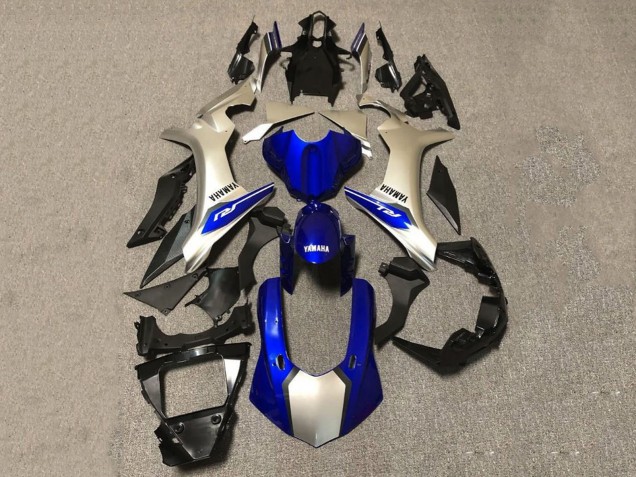 2020-2025 Silver Blue Glossy Black Yamaha YZF 1000 R1 Motorcycle Fairings
