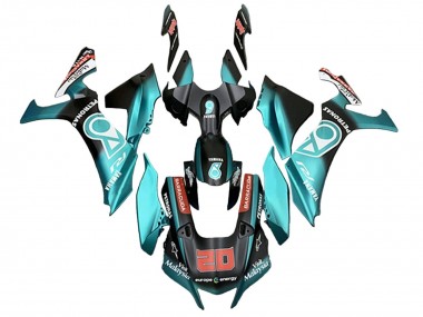 2020-2025 Turquoise Blue Matte Black Petronas Yamaha YZF 1000 R1 Motorcycle Fairings