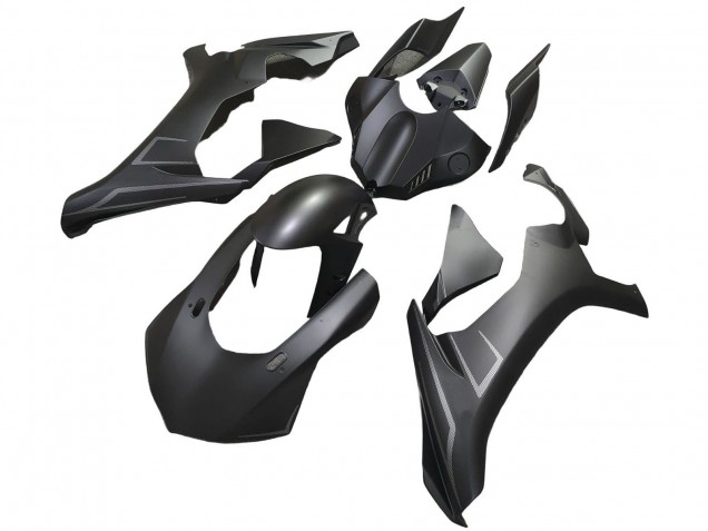 2020-2025 Matte Black Silver Yamaha YZF 1000 R1 Motorcycle Fairings