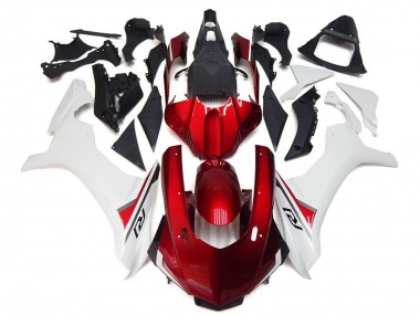 2020-2025 White Red Black Yamaha YZF 1000 R1 Motorcycle Fairings