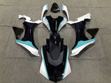 2020-2025 White Blue Glossy Black Yamaha YZF 1000 R1 Motorcycle Fairing
