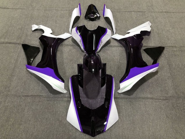 2020-2025 White Purple Glossy Black Yamaha YZF 1000 R1 Motorcycle Fairings
