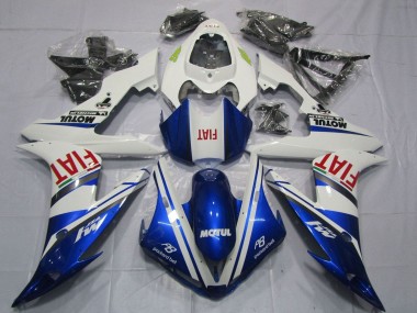 2004-2006 White Blue Red Fiat Motul Yamaha YZF 1000 R1 Motorcycle Fairings