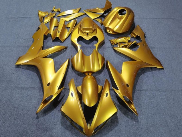 2004-2006 Gold Yamaha YZF 1000 R1 Motorcycle Fairings