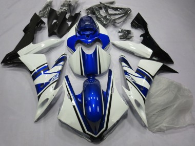 2004-2006 White Blue Black Yamaha YZF 1000 R1 Motorcycle Fairing