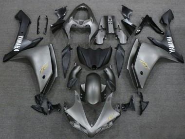 2007-2008 Dark Silver Matte Black Yamaha YZF 1000 R1 Motorcycle Fairings