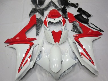 2007-2008 White Red Yamaha YZF 1000 R1 Motorcycle Fairing