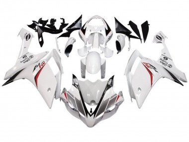 2007-2008 White Red Black Stripe Yamaha YZF 1000 R1 Motorcycle Fairing