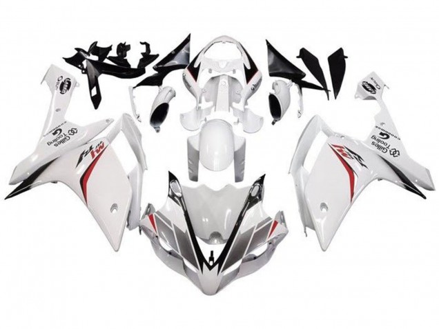 2007-2008 White Red Black Stripe Yamaha YZF 1000 R1 Motorcycle Fairing
