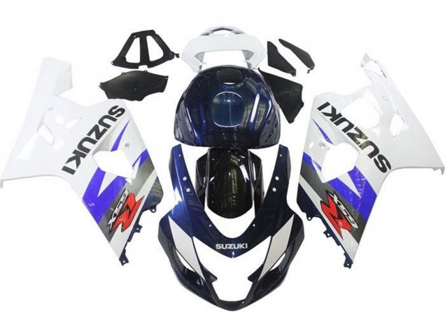 2004-2005 White Blue Black Red Suzuki GSXR 600 / GSXR 750 Motorcycle Fairings