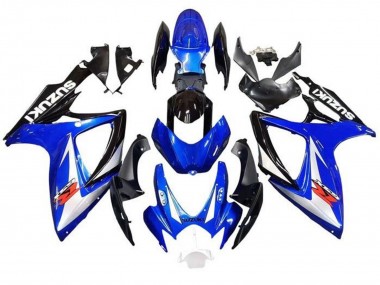 2006-2007 Blue White Black Red Suzuki GSXR 600 / GSXR 750 Motorcycle Fairings