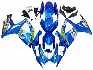 2006-2007 Blue White Green Black Suzuki GSXR 600 / GSXR 750 Motorcycle Fairings