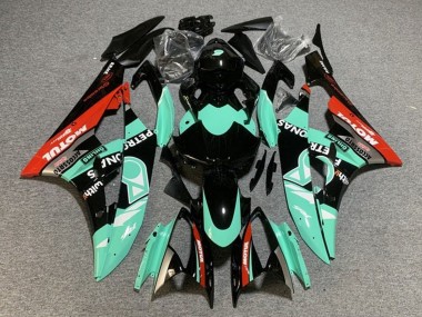 2006-2007 Light Green Red Black Petronas Motul Yamaha YZF R6 Motorcycle Fairings