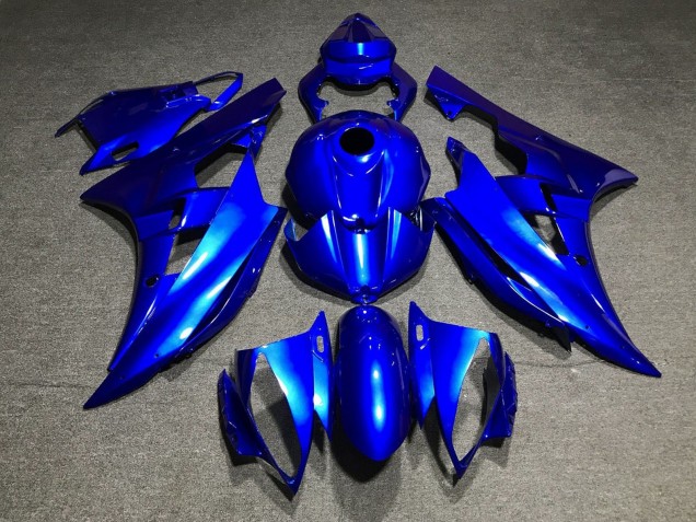 2006-2007 Blue Yamaha YZF R6 Motorcycle Fairing