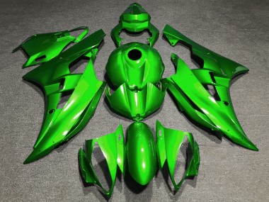 2006-2007 Green Yamaha YZF R6 Motorcycle Fairings