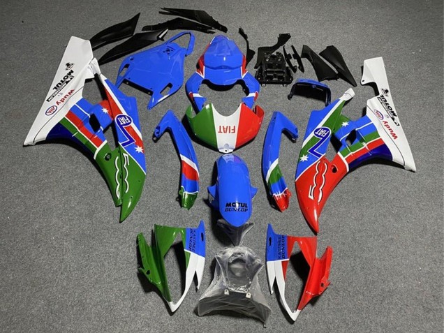 2008-2016 White Blue Green Red Fiat Dunlop Motul Michelin Yamaha YZF R6 Motorcycle Fairings