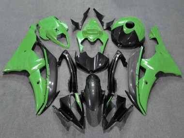 2008-2016 Green Carbon Fiber Style Yamaha YZF R6 Motorcycle Fairings