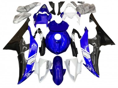 2008-2016 White Blue Glossy Black Yamaha YZF R6 Motorcycle Fairing Kits