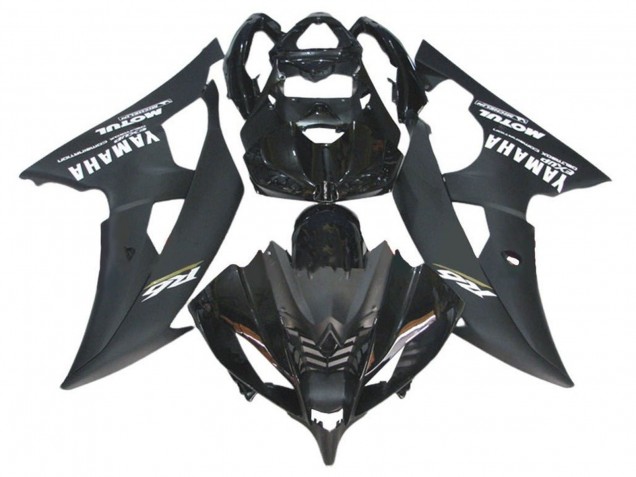 2008-2016 Glossy Black Matte Black White Yamaha YZF R6 Motorcycle Fairings