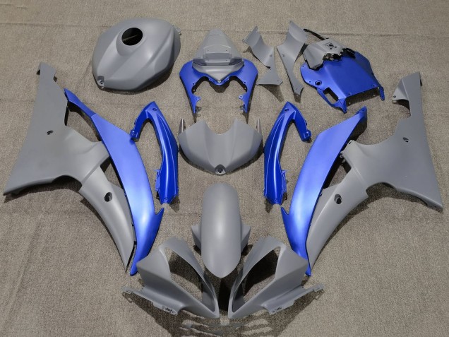 2008-2016 Grey Blue Yamaha YZF R6 Motorcycle Fairings