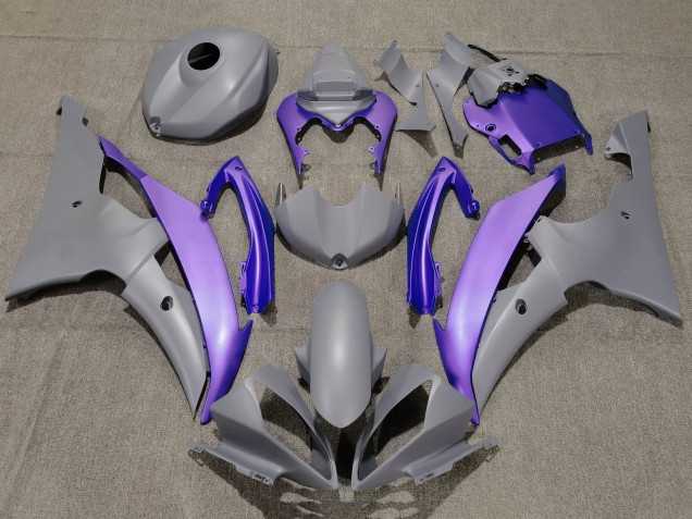 2008-2016 Grey Purple Yamaha YZF R6 Motorcycle Fairings